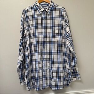 CHAPS Easy Care Twill Button Down 2XLT tall